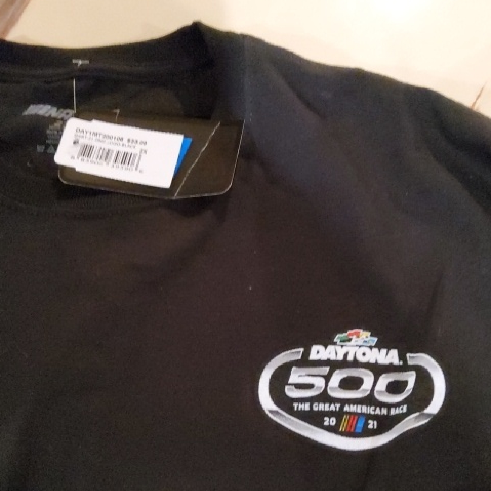 Nascar Black Daytona 500 Short Sleeve Tee Nascar Black Daytona 500 Short Sleeve Tee